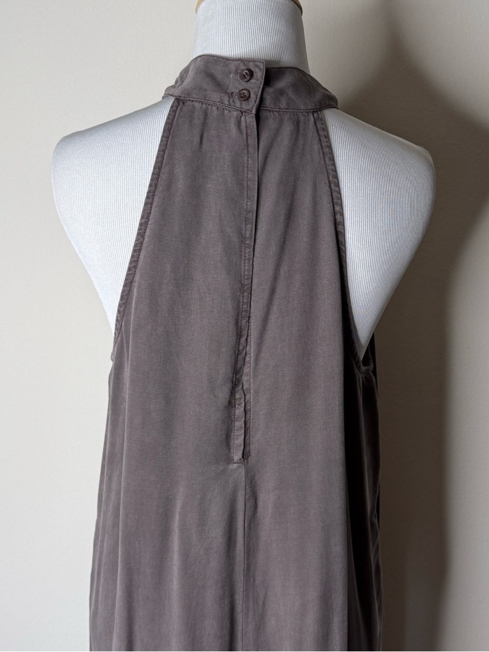 Cloth & Stone Anthropologie Brown Marfa Wide Leg Halter Jumpsuit - Picture 6 of 8